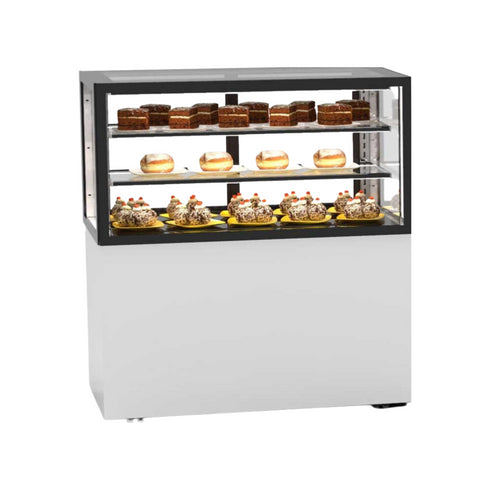 Vitrine de présentation réfrigérée 3 niveaux - 1000x600x1100mm